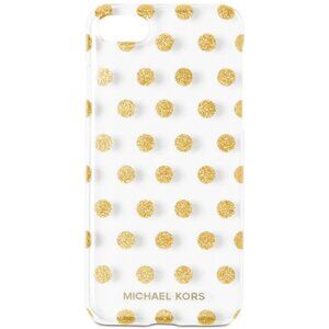 Michael Kors Cellphone Case For Apple iPhone 7 GOLD DOT Fitted Case/Skin